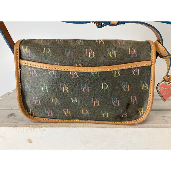 DOONEY & BOURKE MINI VINTAGE COATED CANVAS SHOULDERBAG ASIS - Picture 5 of 16